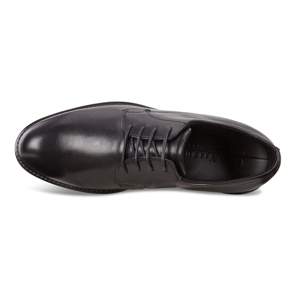 ECCO Mens Dress Shoes Black - Vitrus Iii - NHW-574629